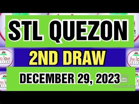 stl quezon actual 2nd draw result today|STL QUEZON RESULT TODAY 2nd DRAW RESULT TODAY .